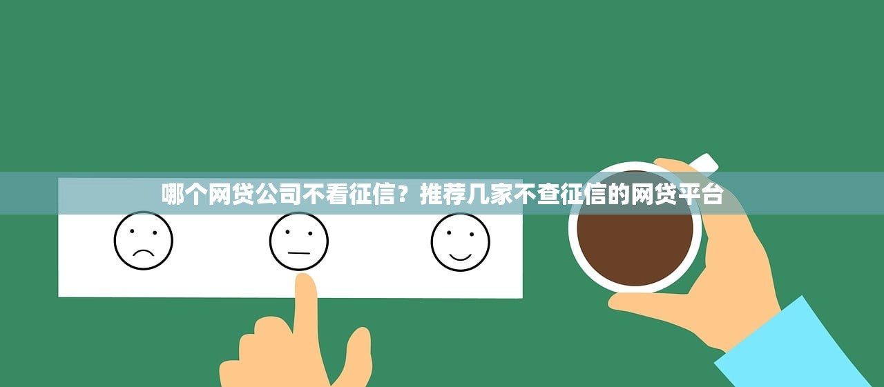 哪個(gè)網(wǎng)貸公司不看征信？推薦幾家不查征信的網(wǎng)貸平臺(tái)