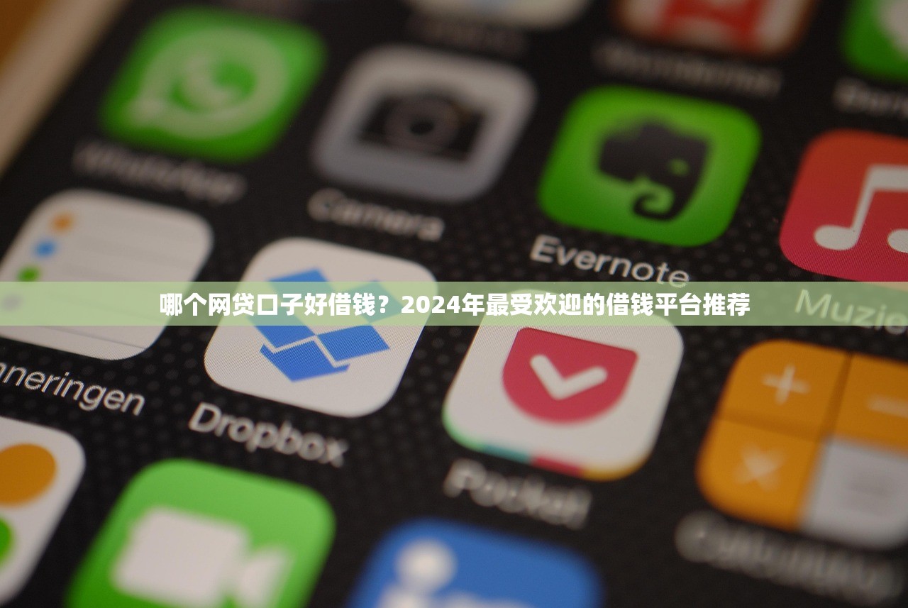 哪個網貸口子好借錢？2024年最受歡迎的借錢平臺推薦