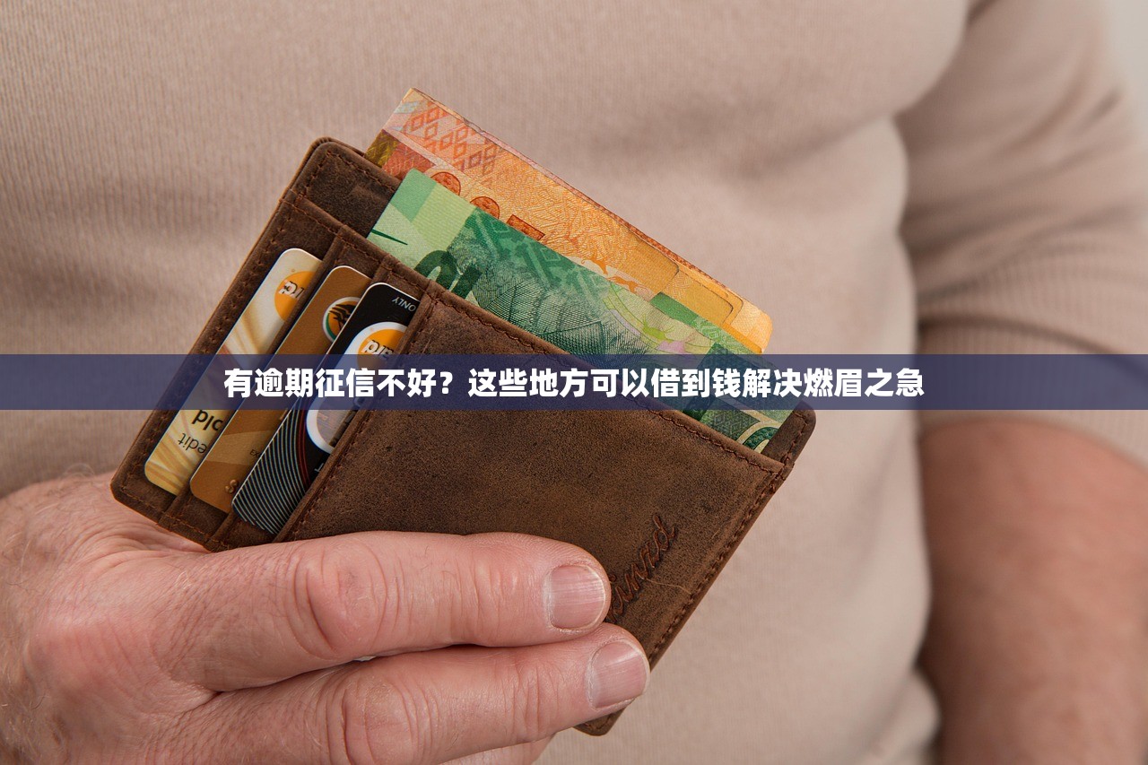 有逾期征信不好？這些地方可以借到錢解決燃眉之急