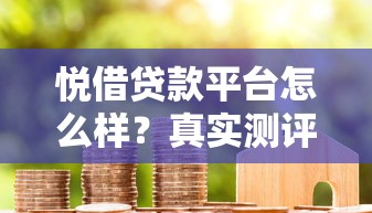 悅借貸款平臺怎么樣？真實測評+申請攻略+用戶口碑解析