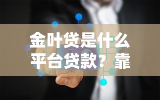 金葉貸是什么平臺貸款？靠譜嗎？真實評測+使用攻略