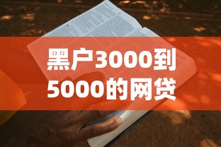 黑戶3000到5000的網貸怎么申請？這5個平臺真實下款案例分享