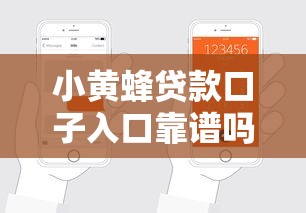 小黃蜂貸款口子入口靠譜嗎？真實測評+申請流程全解析