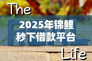 2025年錦鯉秒下借款平臺還能下款嗎？真實情況解析