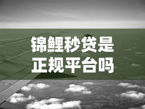 錦鯉秒貸是正規平臺嗎？答案可能和你想的不一樣