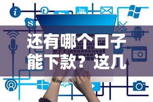 還有哪個口子能下款？這幾家平臺實測能申請