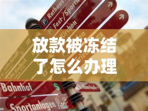 放款被凍結(jié)了怎么辦理？別慌！手把手教你3步解決