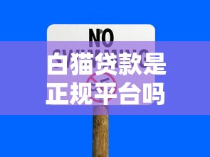 白貓貸款是正規平臺嗎？這3個細節幫你快速判斷！