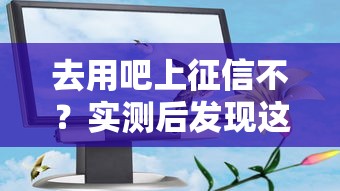 去用吧上征信不？實測后發(fā)現(xiàn)這些細節(jié)要注意！