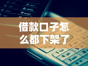 借款口子怎么都下架了？這波調(diào)整究竟啥情況