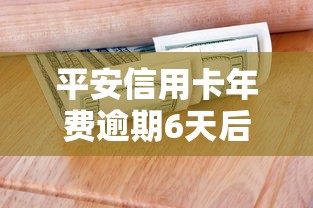 平安信用卡年費逾期6天后果嚴重？補救攻略來了
