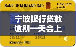 寧波銀行貸款逾期一天會(huì)上征信嗎？權(quán)威解答