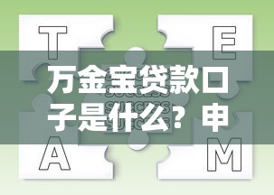 萬金寶貸款口子是什么？申請(qǐng)條件、流程及常見問題解析