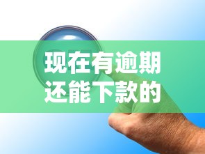 現在有逾期還能下款的口子？這幾個渠道或許能幫到你