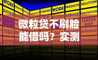 微粒貸不刷臉能借嗎？實測3種替代方案