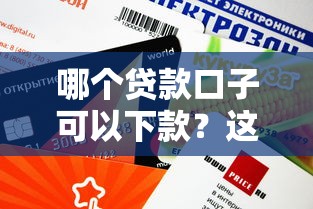 哪個貸款口子可以下款？這些渠道審核快、額度高