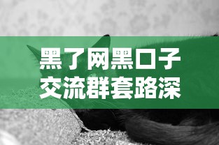 黑了網黑口子交流群套路深？這些防坑指南你必須知道