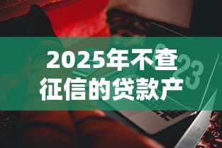 2025年不查征信的貸款產品有哪些？這些渠道真的靠譜嗎？