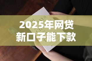 2025年網貸新口子能下款嗎？實測三大變化與避坑指南