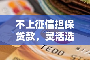 不上征信擔保貸款，靈活選擇應急不慌！