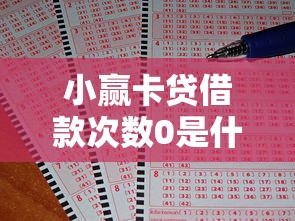 小贏卡貸借款次數0是什么意思？一文說清背后門道