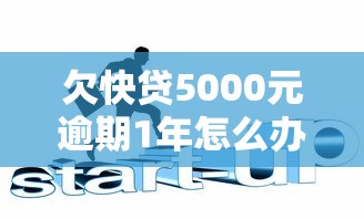 欠快貸5000元逾期1年怎么辦？這4招幫你化解危機(jī)