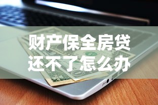 財產保全房貸還不了怎么辦？這幾種方案或許能幫你