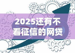 2025還有不看征信的網貸嗎？這5個平臺可能幫你救急