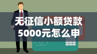 無(wú)征信小額貸款5000元怎么申請(qǐng)？快速到賬的低門(mén)檻方案