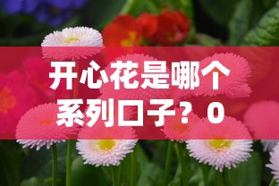 開心花是哪個系列口子？0門檻背后你要知道的三件事