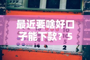 最近要啥好口子能下款？5個(gè)正規(guī)平臺(tái)真實(shí)測(cè)評(píng)