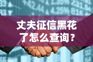 丈夫征信黑花了怎么查詢？3個正規渠道+補救辦法全解析
