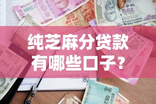 純芝麻分貸款有哪些口子？這5個平臺審核快額度高