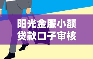 陽光金服小額貸款口子審核快嗎？這幾個條件要注意！