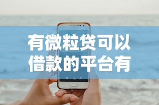 有微粒貸可以借款的平臺有哪些？這幾個渠道值得試試