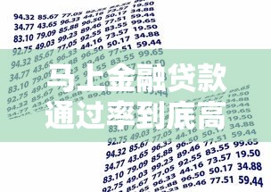 馬上金融貸款通過率到底高不高？真實數據全解析