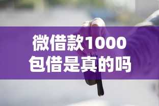 微借款1000包借是真的嗎？實(shí)測揭秘這些細(xì)節(jié)要注意