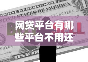 網(wǎng)貸平臺有哪些平臺不用還？揭秘真實(shí)借貸規(guī)則