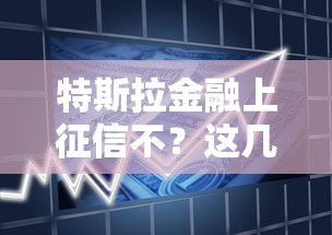 特斯拉金融上征信不？這幾點車主必看！