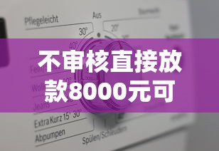 不審核直接放款8000元可以嗎？真實情況大揭秘！