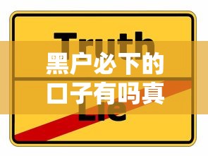 黑戶必下的口子有嗎真的假的？這3個方法可能幫你解難題