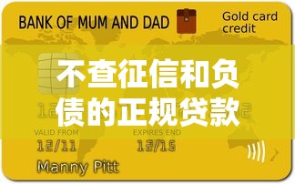 不查征信和負債的正規貸款靠譜嗎？真實經歷告訴你答案
