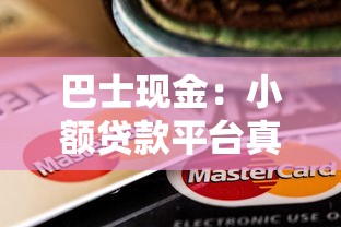 巴士現(xiàn)金：小額貸款平臺(tái)真實(shí)評(píng)測，這幾個(gè)渠道你試過嗎？