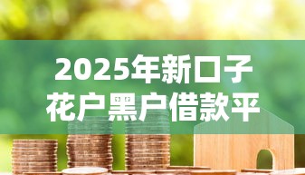 2025年新口子花戶黑戶借款平臺靠譜嗎？實測這三個還能用