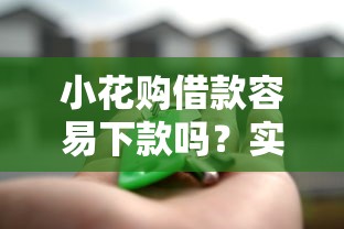 小花購(gòu)借款容易下款嗎？實(shí)測(cè)5個(gè)關(guān)鍵細(xì)節(jié)