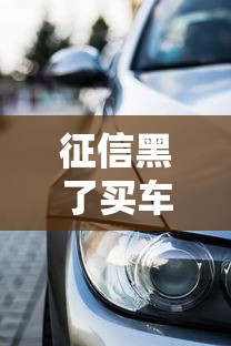 征信黑了買車能貸款嗎？別慌！這幾種方案或許能幫你圓夢