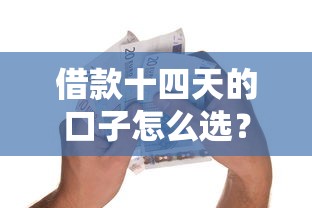 借款十四天的口子怎么選？手把手教你挑靠譜平臺