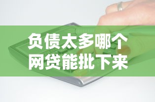 負(fù)債太多哪個(gè)網(wǎng)貸能批下來(lái)2025款？試試這幾個(gè)辦法