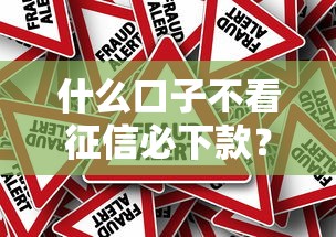 什么口子不看征信必下款？這5個方法幫你解決資金難題