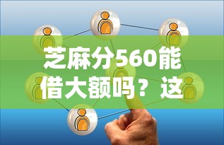 芝麻分560能借大額嗎？這幾個平臺或許能幫到你